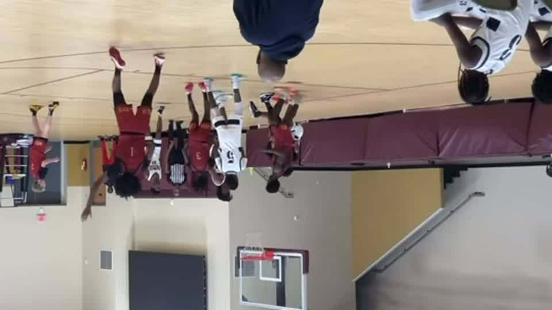 Jayden with another dunk