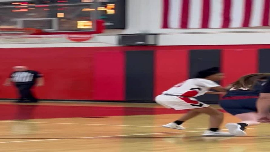 Hayes with the layup
