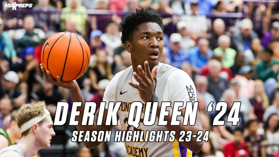 Highlights of Montverde Academy (Montverde, FL) 12th grade C Derik Queen. No. 12 player of class of 2024.