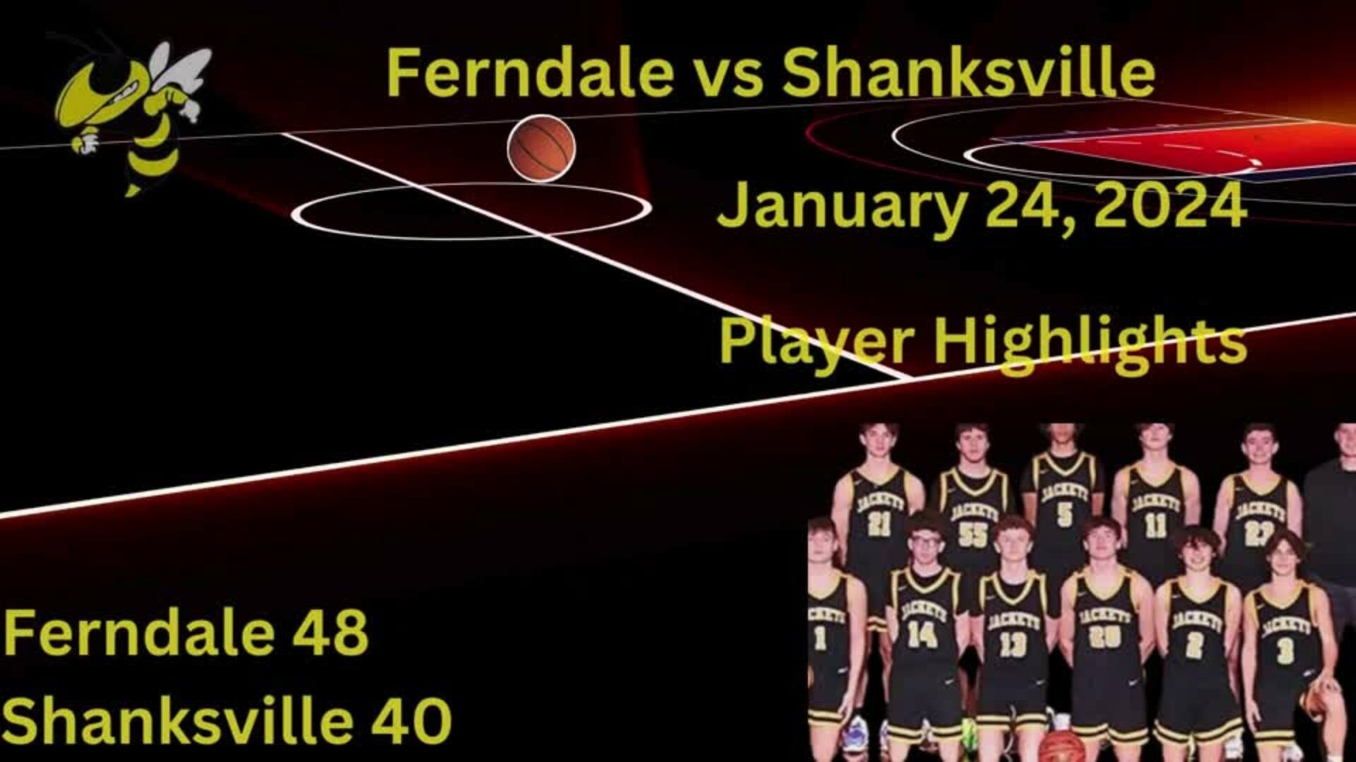 Ferndale vs Shankville January 24 2024