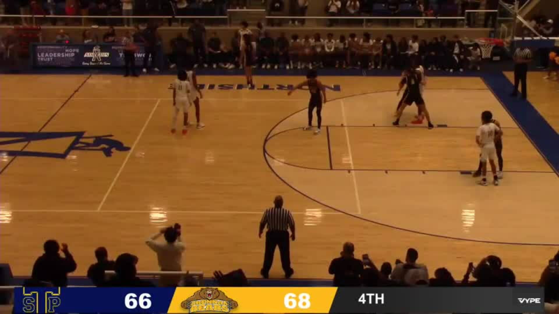 WATCH: Davaughn Hueitt sinks INSANE buzzer beater to lift No. 7 Stony point over Brennan 69-68