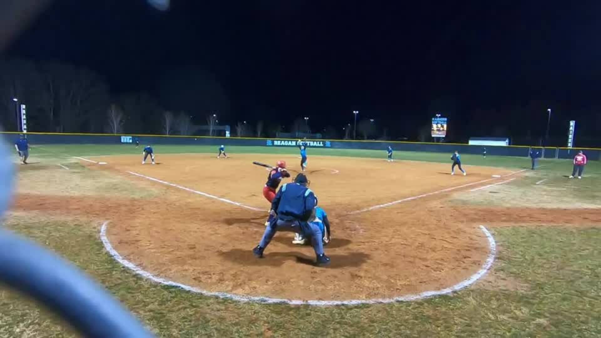 Bailey Huff Line Drive Catch