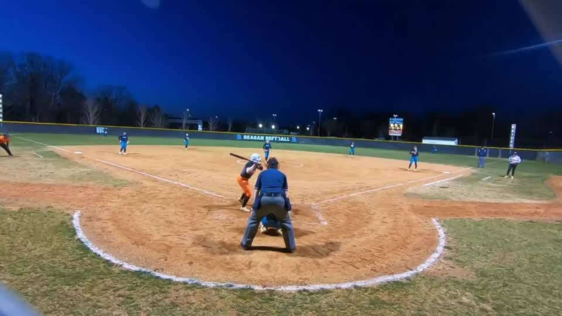 BAILEY HUFF CATCHES FLY BALL