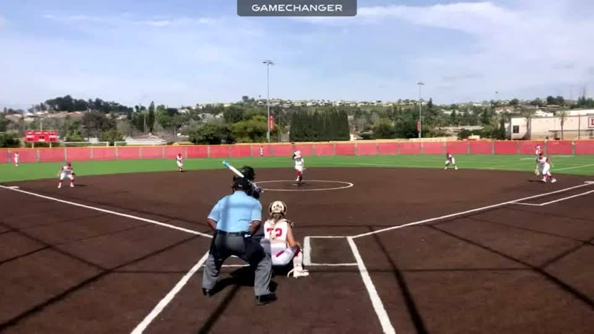 Notre commit Brianne Weiss throws PERFECT GAME, 16 ks, watch all 21 outs