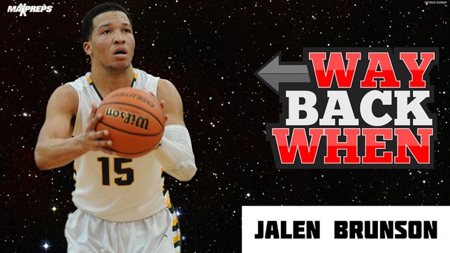 Looking back at Jalen Brunson's 30-point performance in the 2015 Illinois Class 4A state championship game.