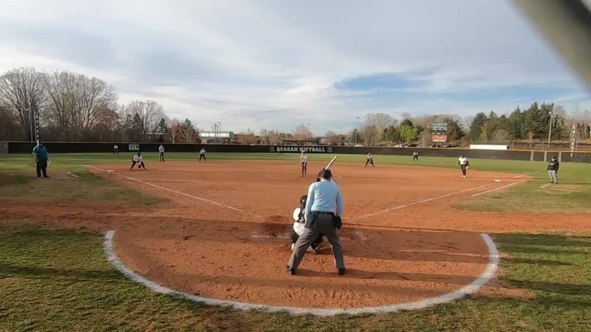 BAILEY HUFF HITS HARD GROUND BALL