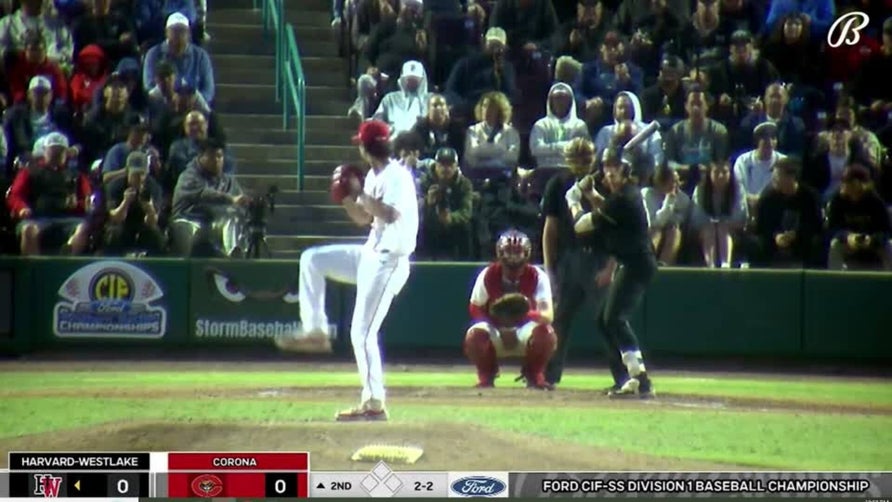 Corona gets the win over Harvard-Westlake 5-0 at the 2024 CIF-SS Ford Div. 1 Baseball Championship