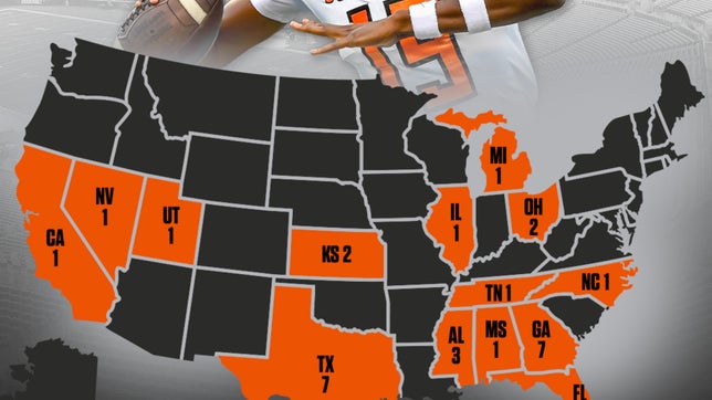 Bryce Underwood headlines five quarterbacks among 32 five-star selections.