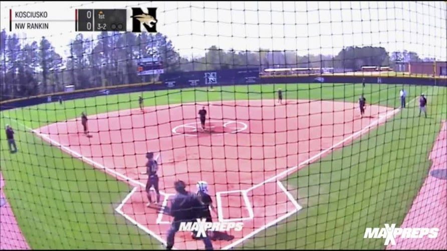 Northwest Rankin girls varsity softball highlights.