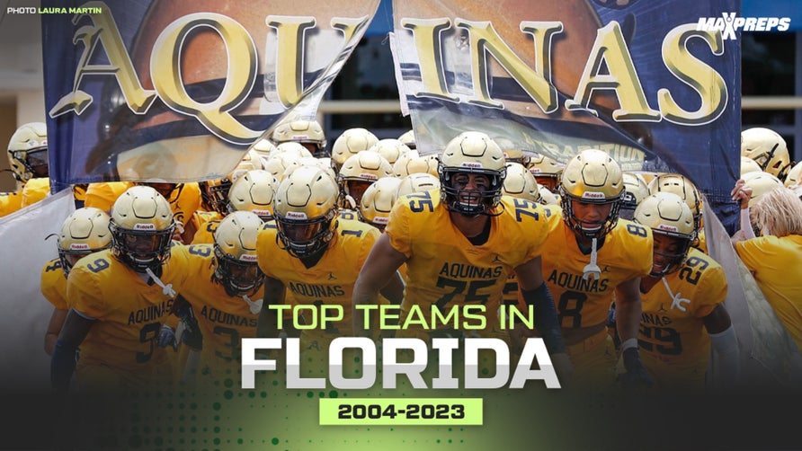 St. Thomas Aquinas sits at the top after winning 12 state championships since 2004.