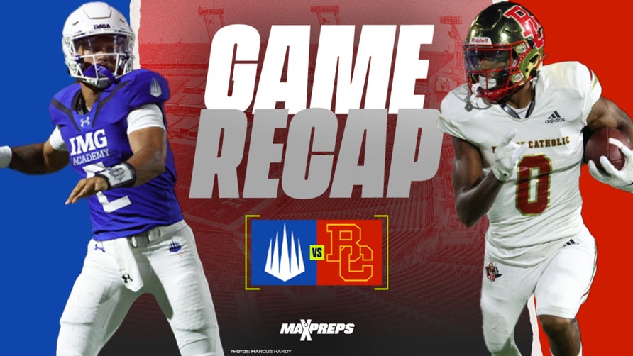 Highlights of No. 10 IMG Academy's (Bradenton, FL) 27-14 win over No. 17 Bergen Catholic (Oradell, NJ) in the Battle at the Beach.