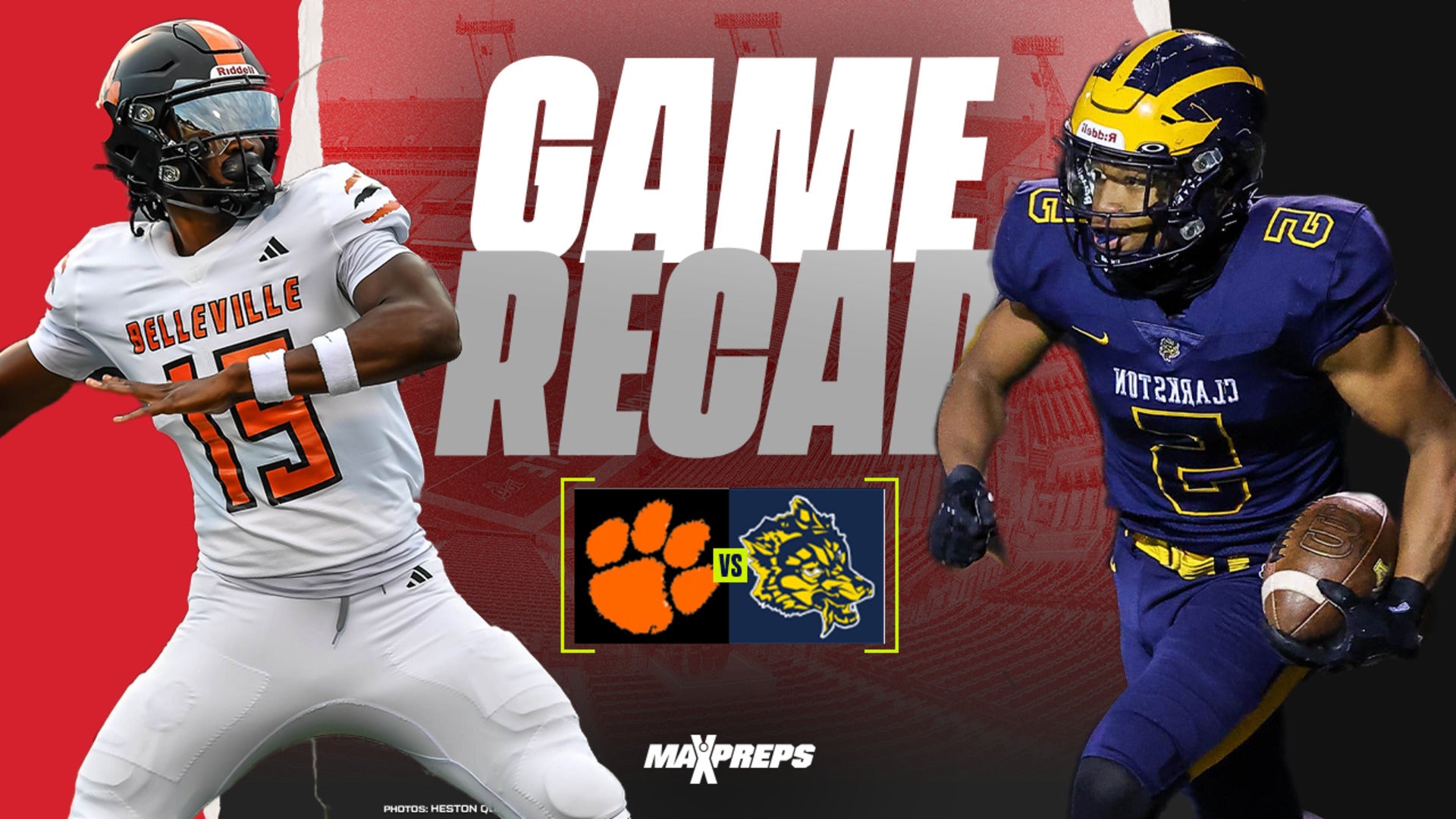 HIGHLIGHTS: LSU commit BRYCE UNDERWOOD & Belleville HS football DEFEAT Clarkston HS 35-28