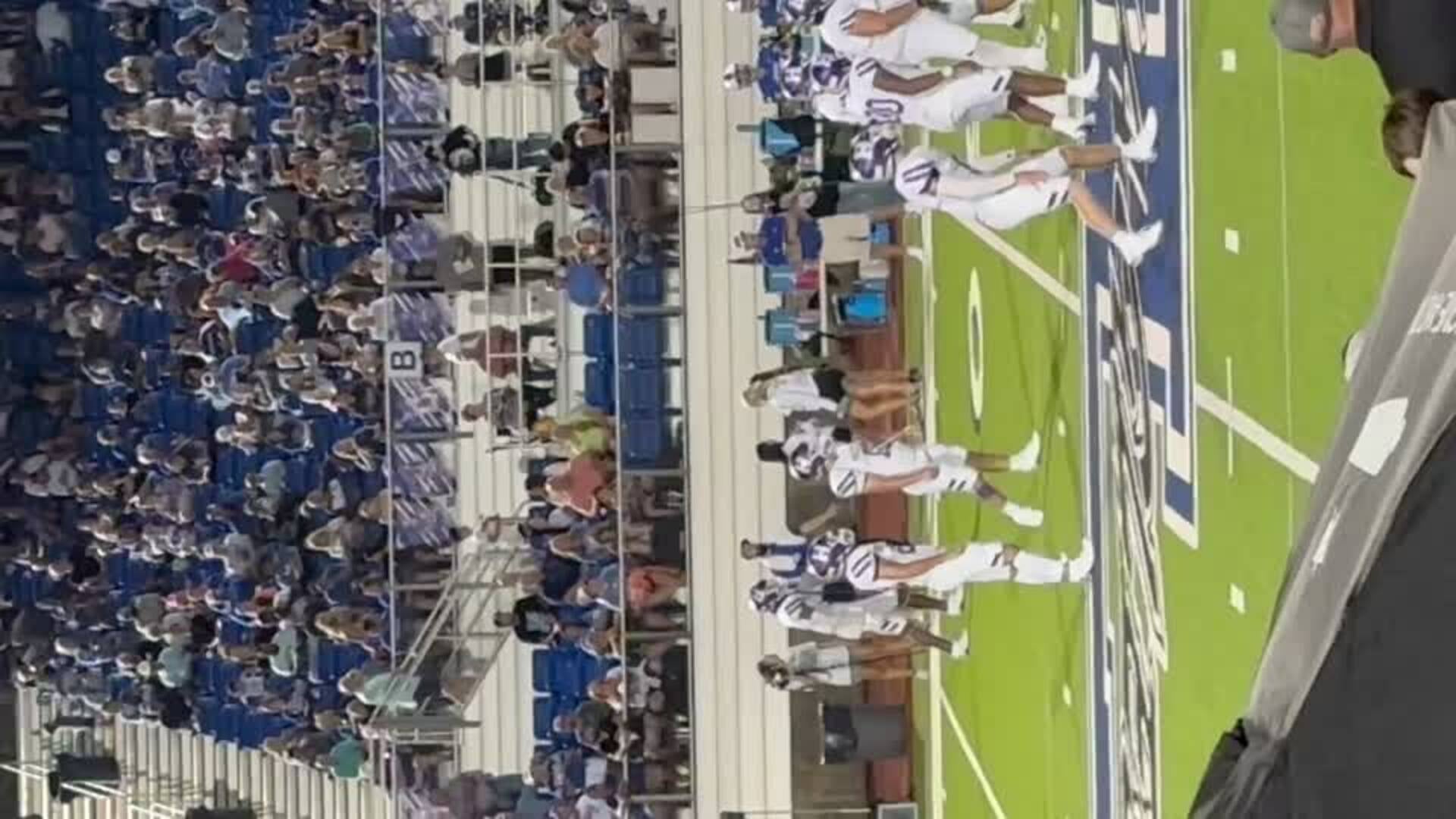 Quarterback sack by Brennan Lewis