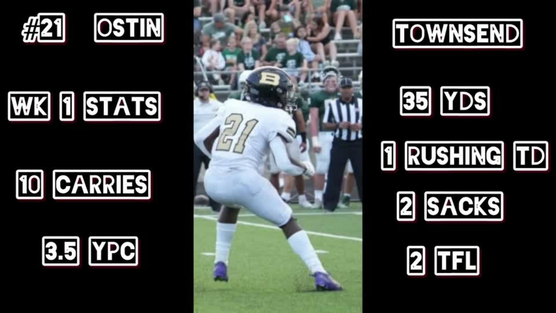 Ostin Townsend #21- RB/SS -C/O 2025
