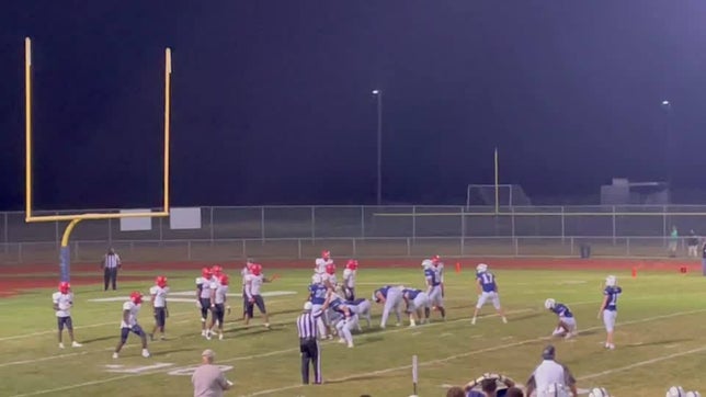 Junior Matt Kelly kicks a 27 yard field goal with 20 seconds remaining. First ever game winning field goal in Timber Creek history!