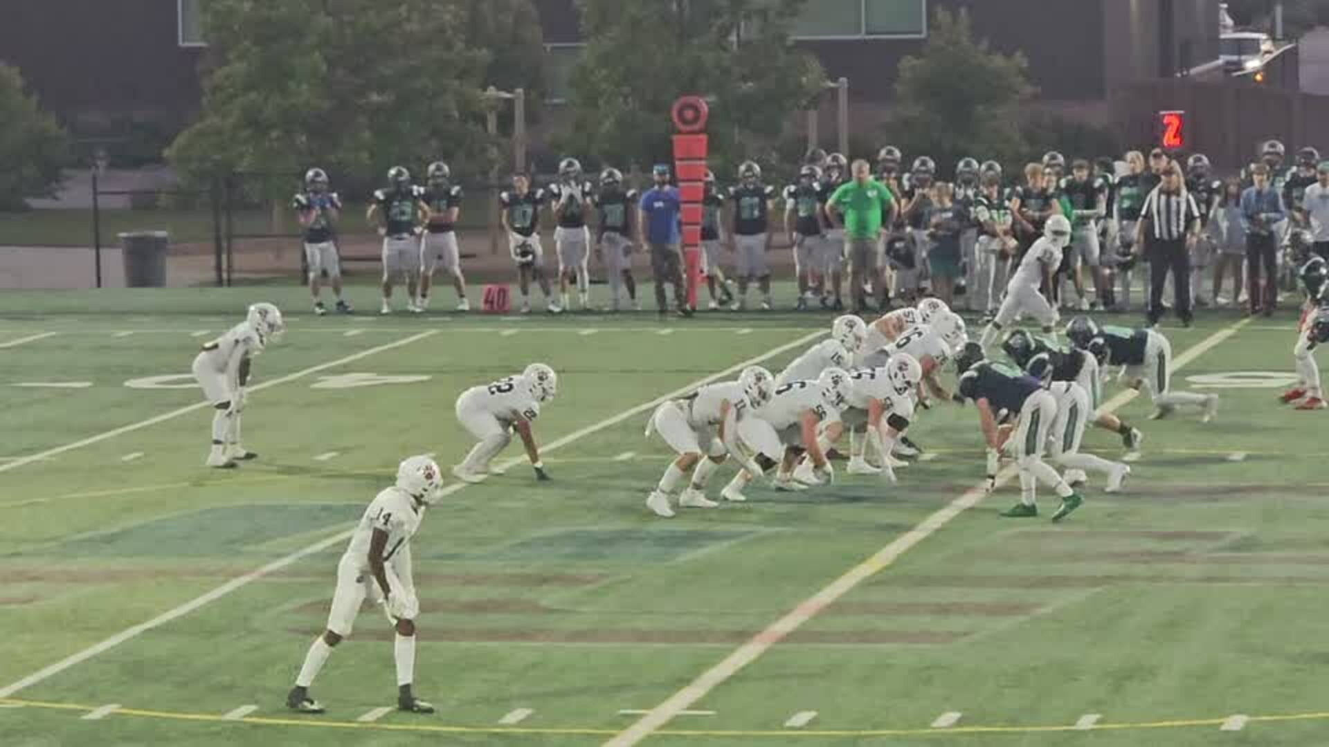 Brian Tucker gaining tough yards