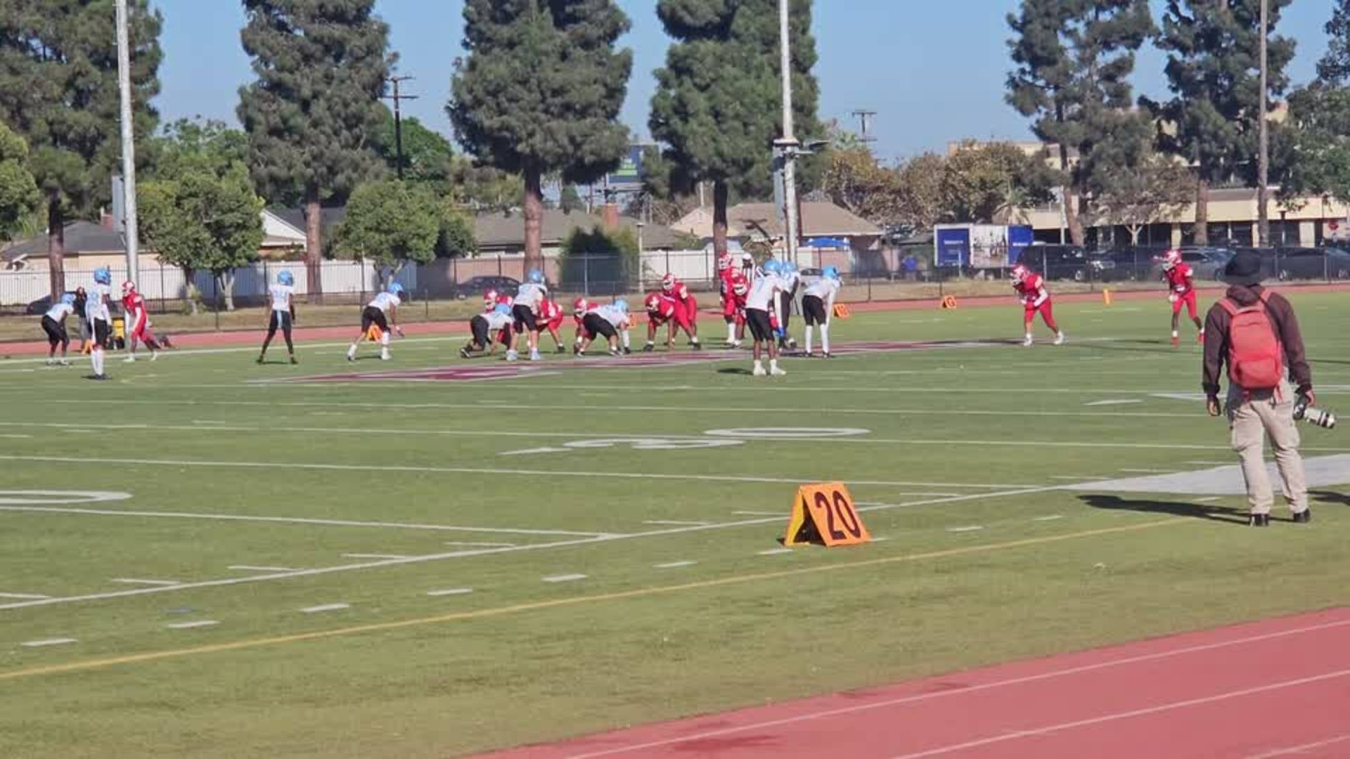 Ryan Dixon jr  QB sack