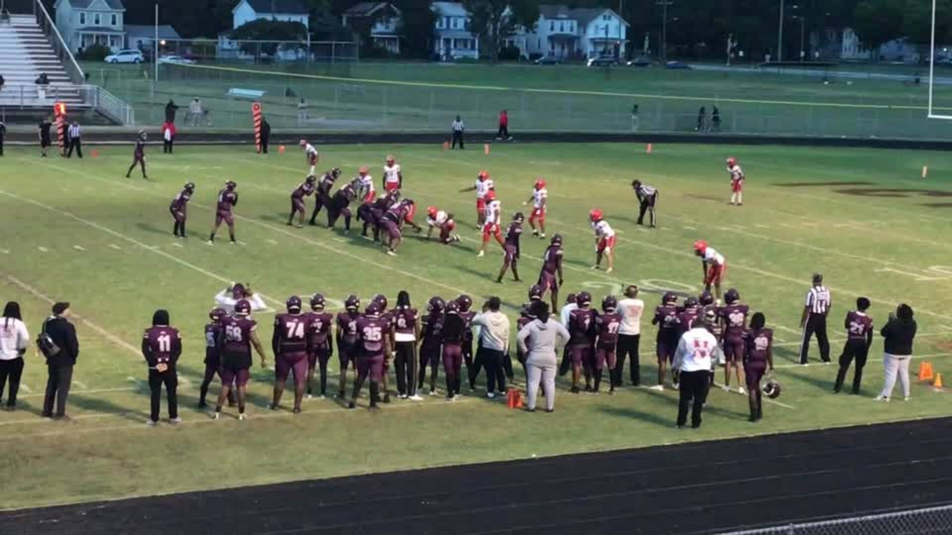 Norcom takes a 27-0 lead over Manor