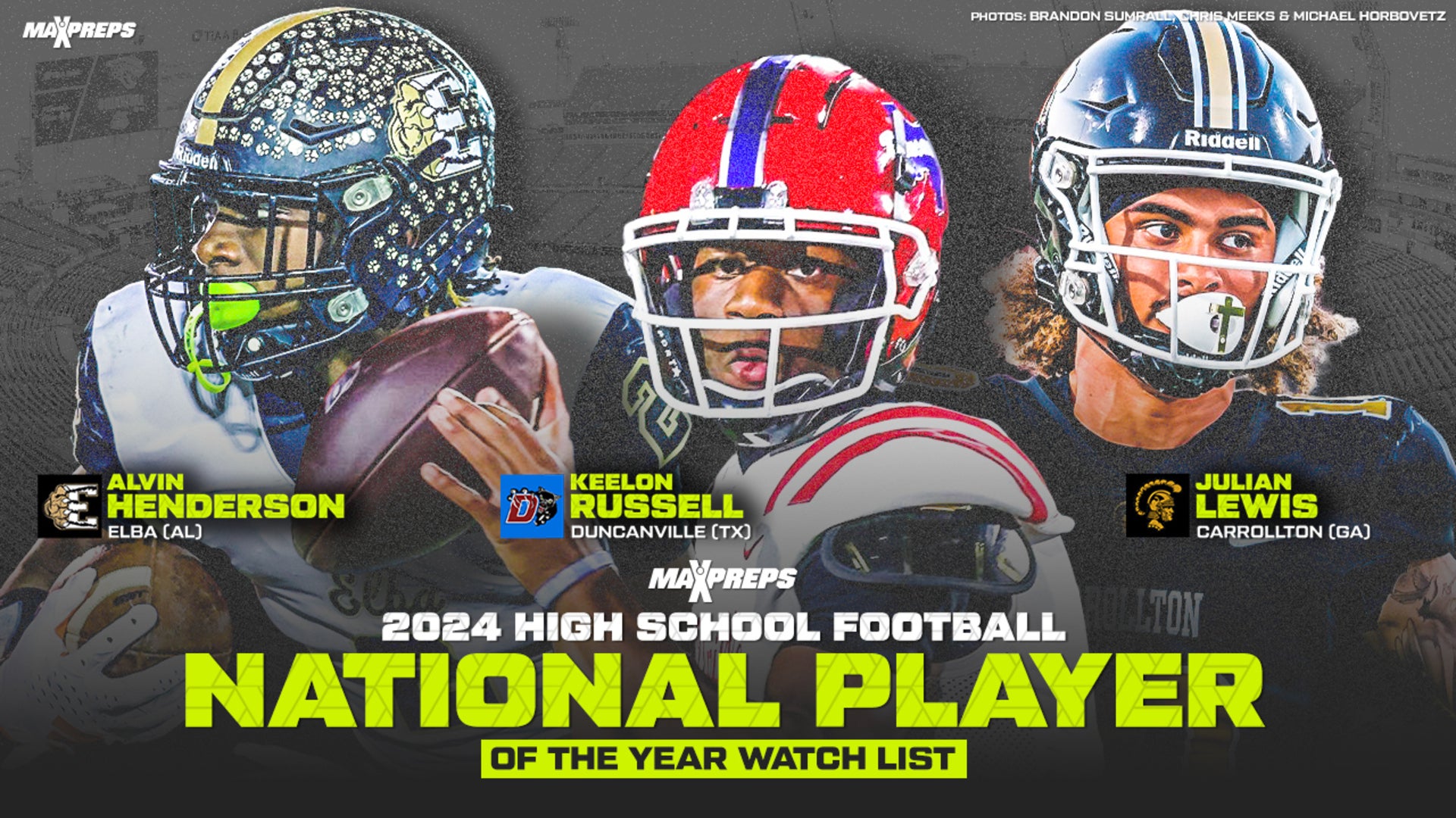 MaxPreps Midseason Football National Player of the Year Watch List 2024