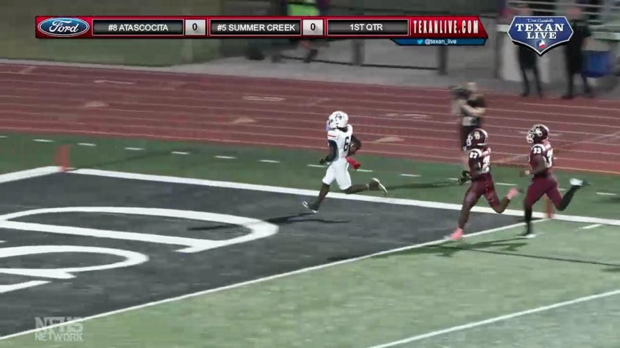 Highlights of No. 24 Atascocita's (Humble, TX) 42-39 win over Summer Creek (Houston, TX). Atascocita went into halftime with a 35-7 lead but the Bulldogs scored 32 unanswered points to take a 39-35 lead with 3:02 left. Atascocita drove down the field and Tory Blaylock scored his third touchdown of the night with :12 left for the game-winning score to pull out a 42-39 win.