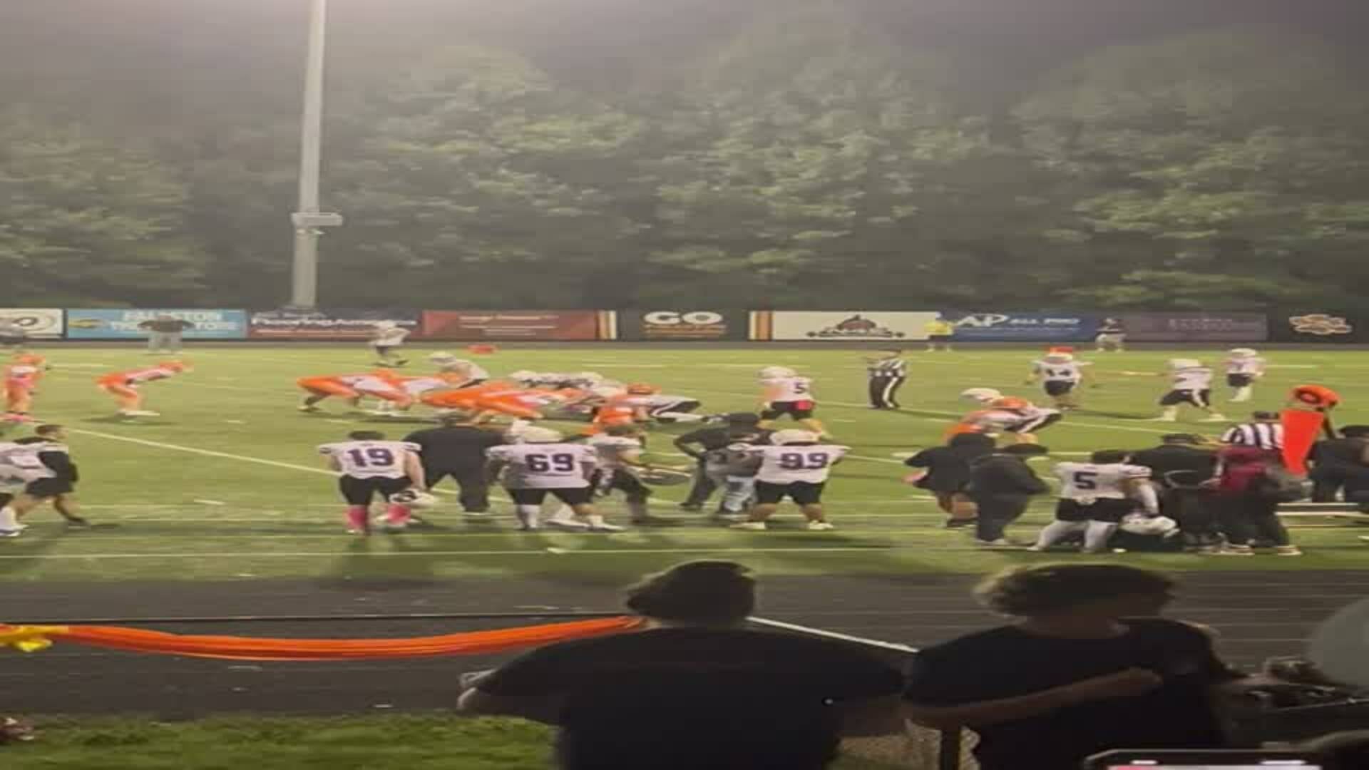 Falls on vs Northeast