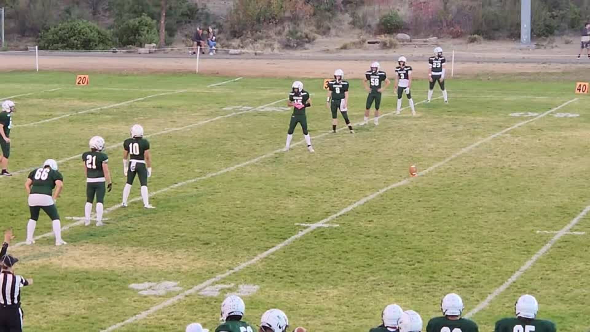 Elam 52 yd KO Return