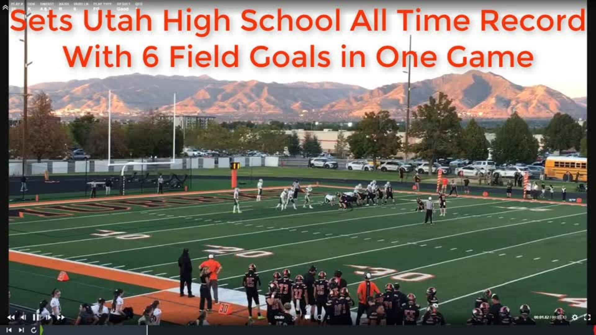 Dillon Curtis Sets New State Record at 6 Field Goals in One Game