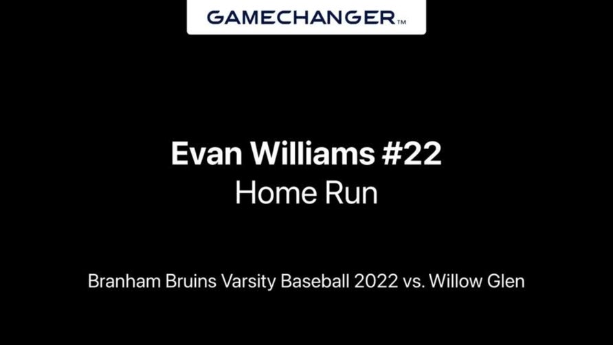 Evan Williams HR
