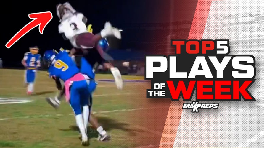 A one-handed touchdown grab by Hutto's (TX) Jaiden "JJ" Fields headlines the top 5 plays of week 7 of the 2024 high school football season.