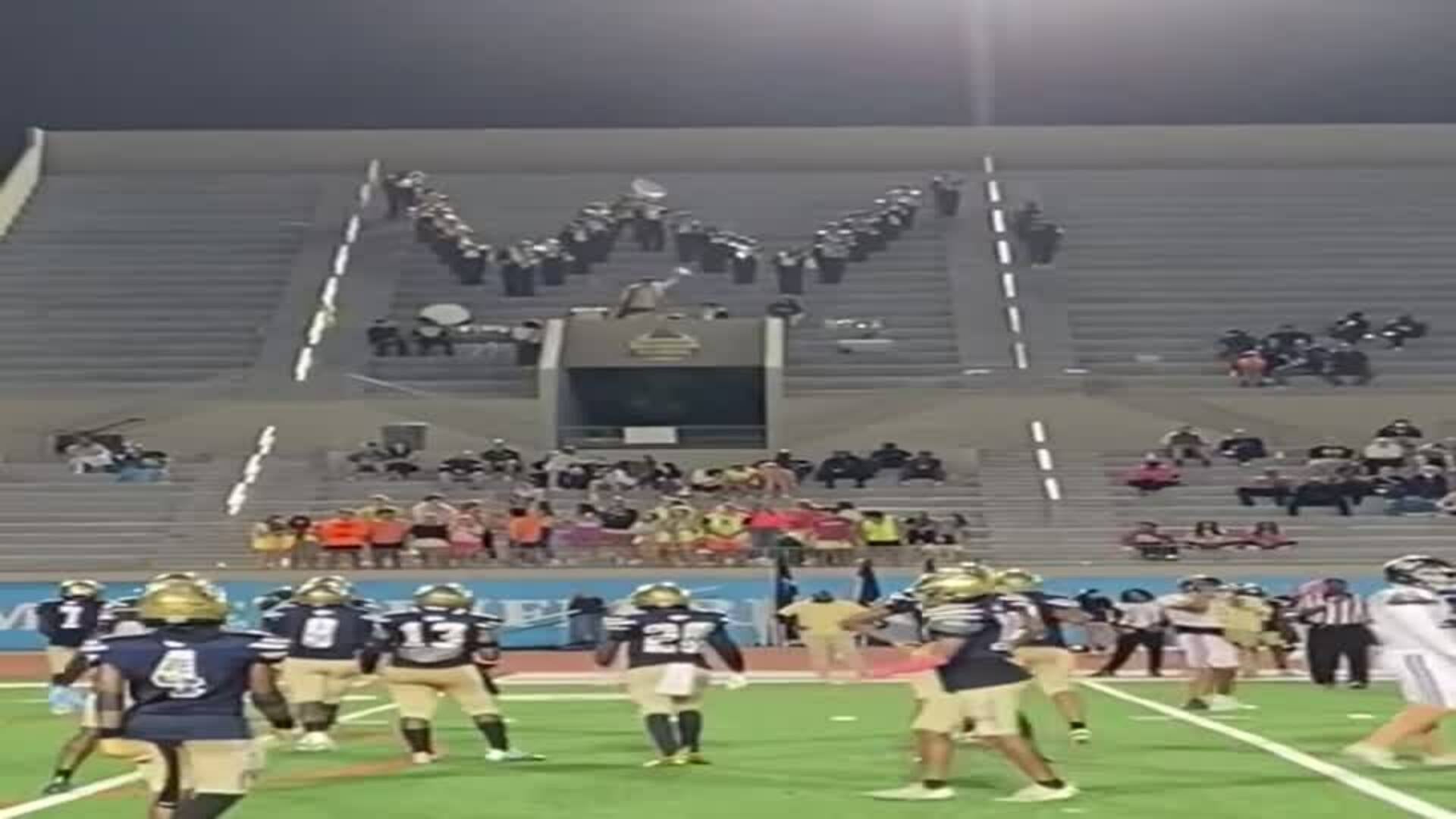 Whitefield band goes crazy for football team