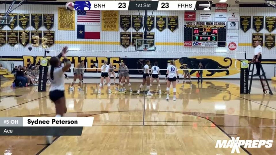 Highlights of Byron Nelson high school girls varsity volleyball team.
