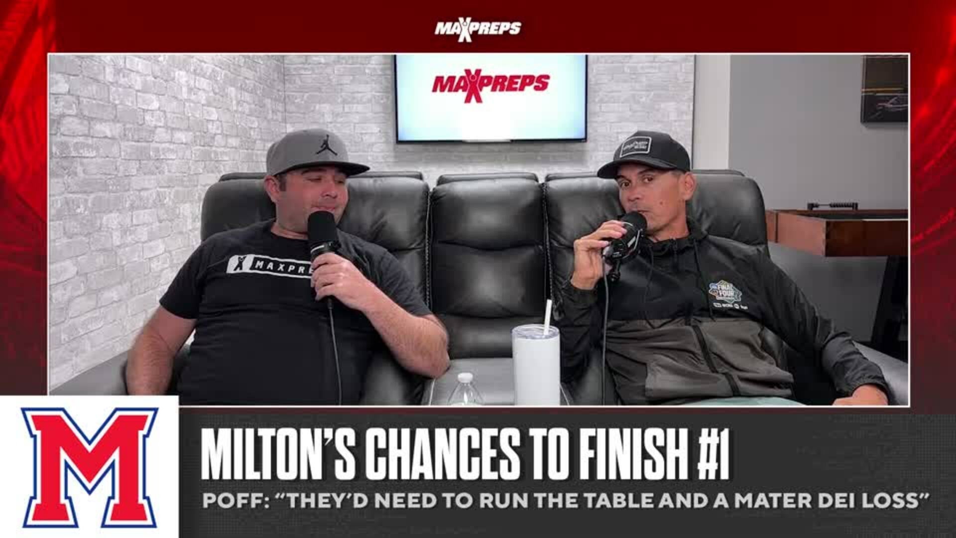 MaxPreps Podcast Ep 10: Milton's Chances to Finish #1