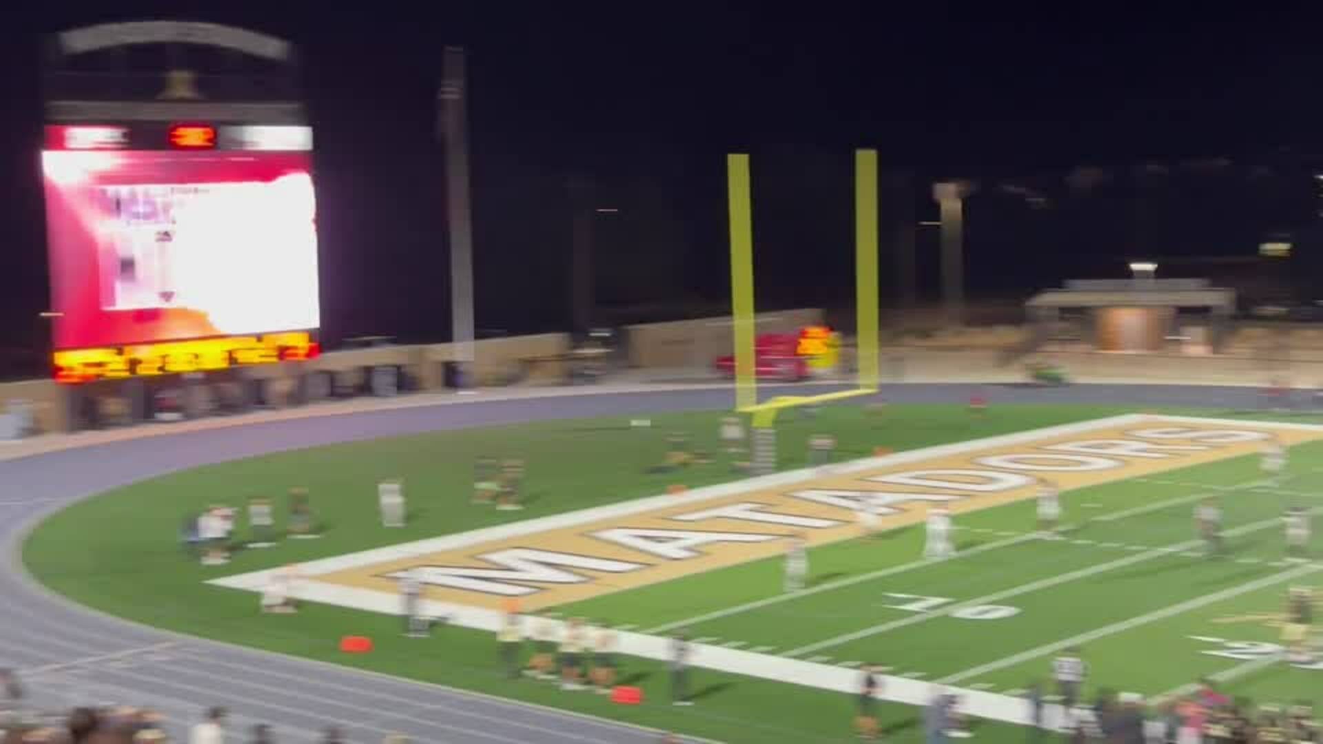 Winning TD catch by Burns