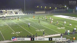 Victory Bragg and St. Mary's flag football team putting up points