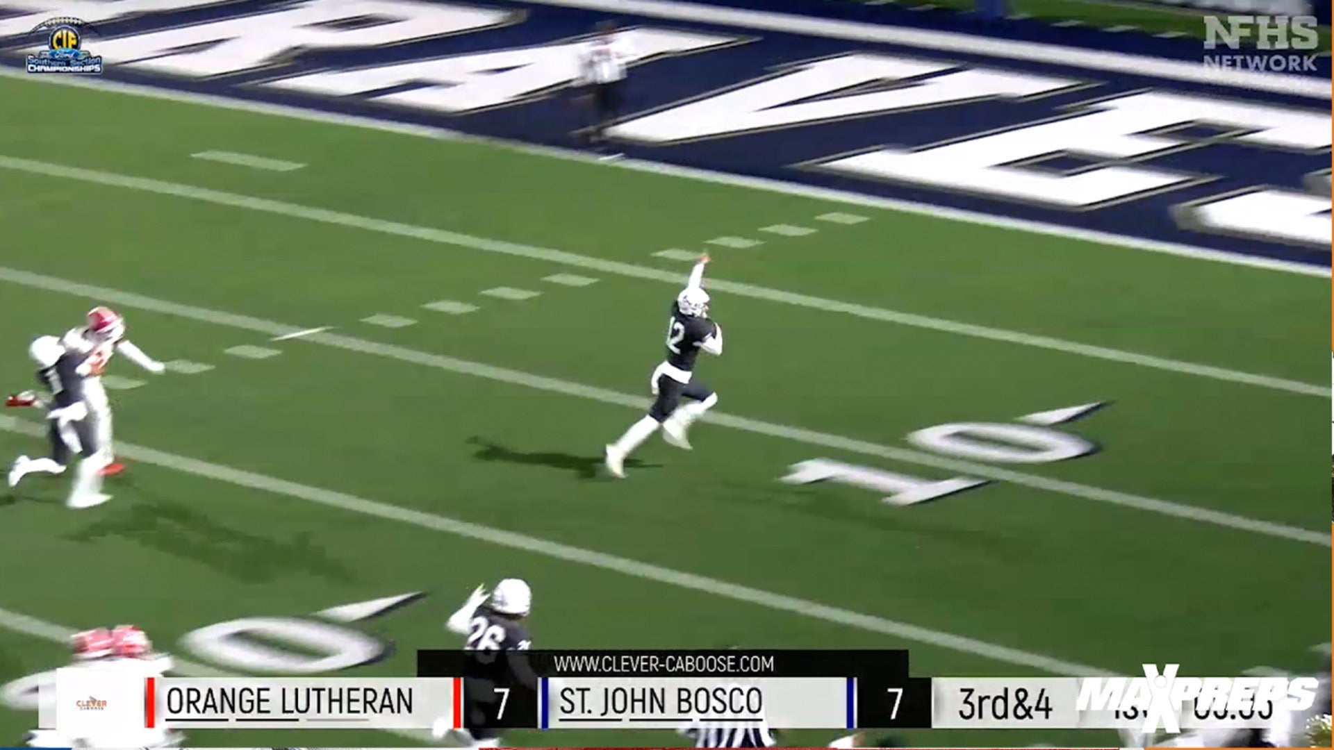 St. John Bosco secures the win over Orange Lutheran 20-17