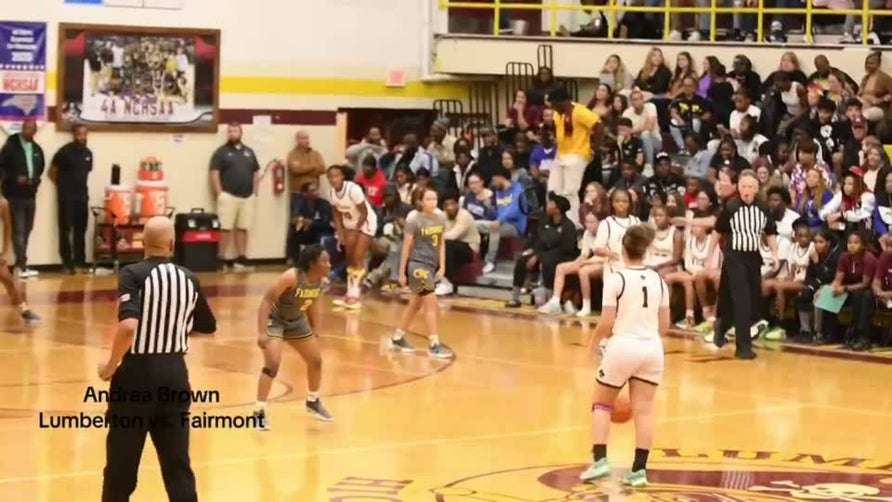Andrea Brown's Big Game Can't Quite Lead Lumberton over Fairmont