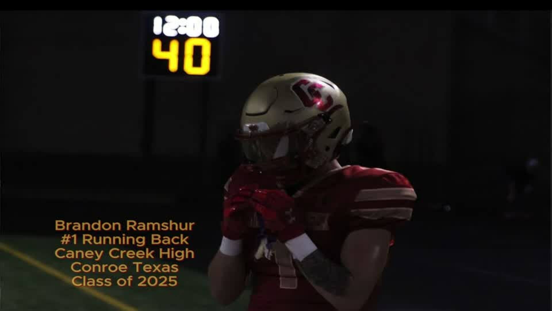 #1 Running Back Brandon Ramshur