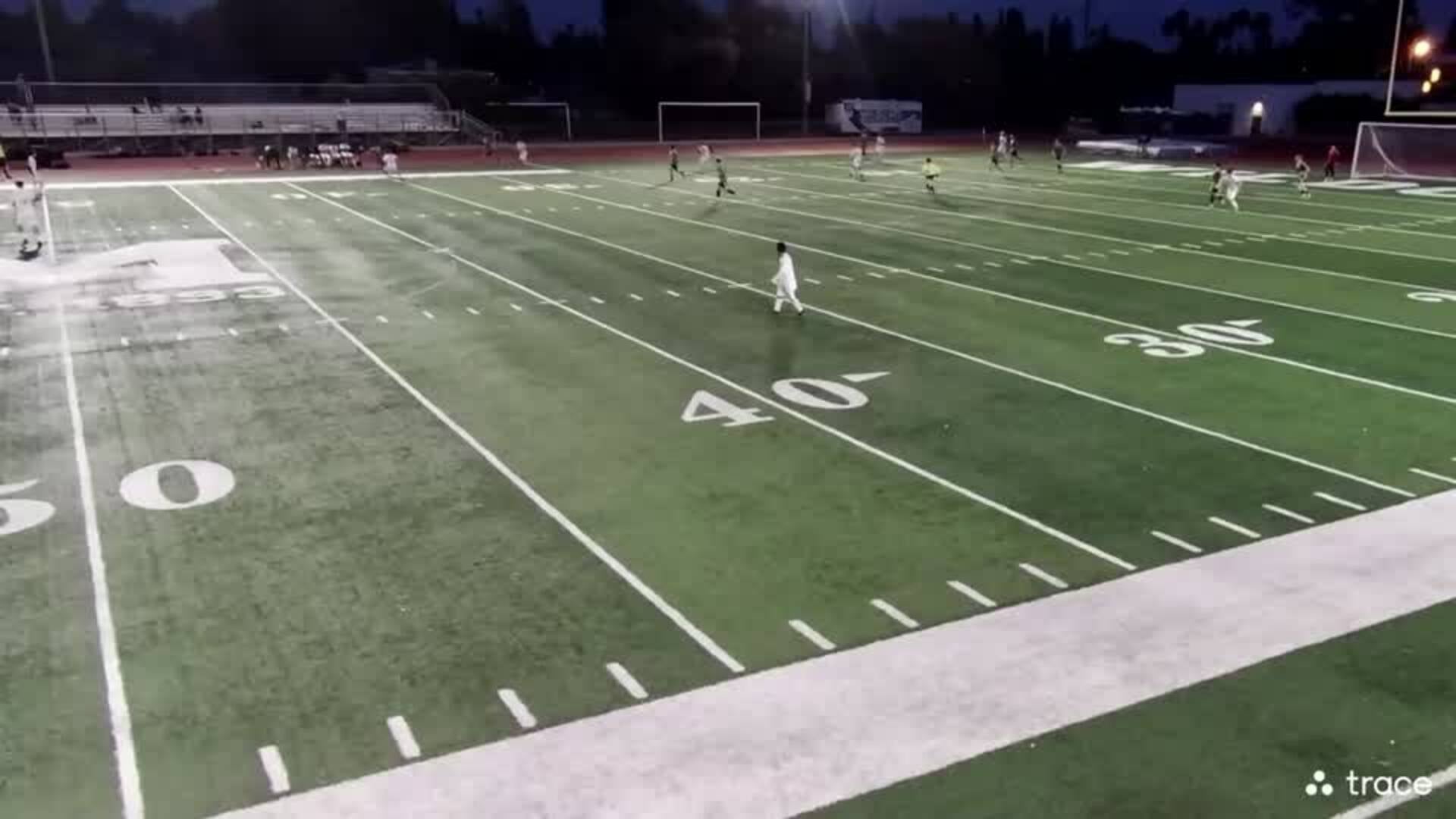 Freshman Erik Mendez finds Maljian to complete the hat trick