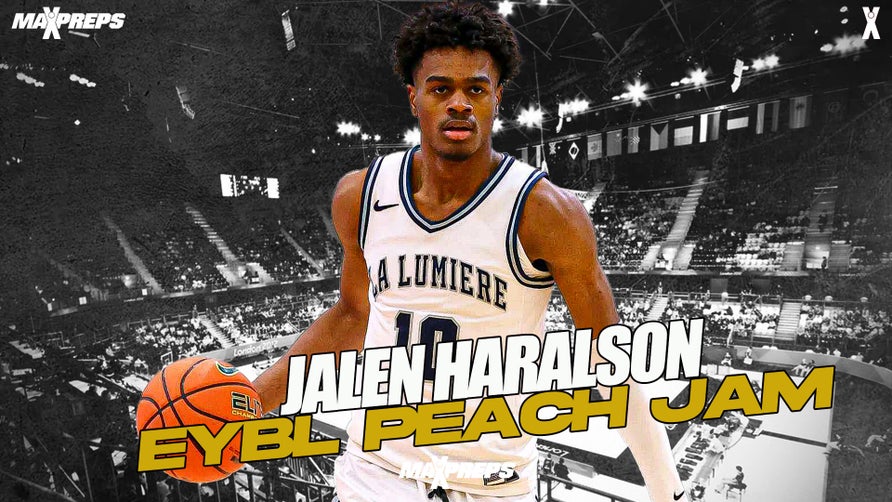 Highlights of the No. 1 ranked prospect in Indiana, 6'7" Strong Forward Jalen Haralson of La Lumiere (La Porte, IN) at the EYBL Peach Jam showcase.