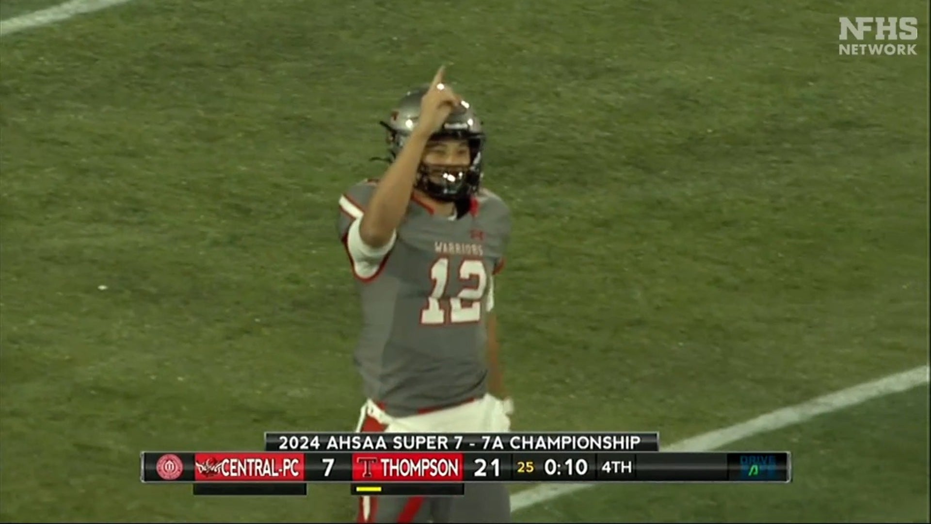 HIGHLIGHTS: Sophomore QB Trent Seaborn leads Thompson to 7A state championship