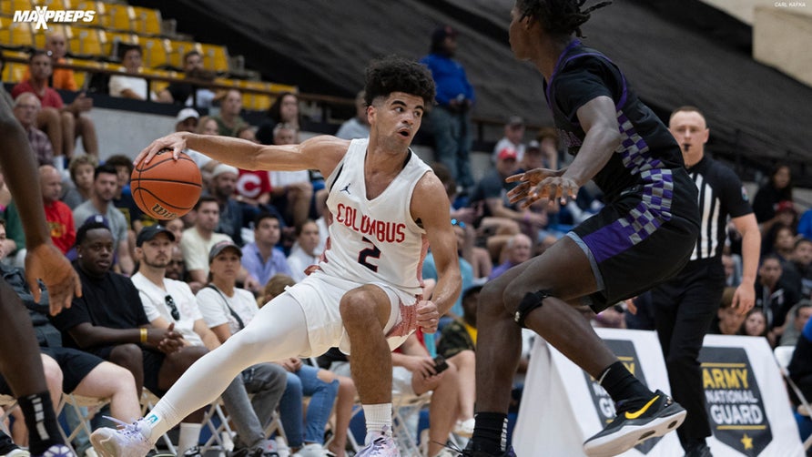 Highlights of Columbus' (Miami, FL) 85-79 triple OT victory over Gonzaga (Washington, DC) at the Main Event by MADE Hoops.