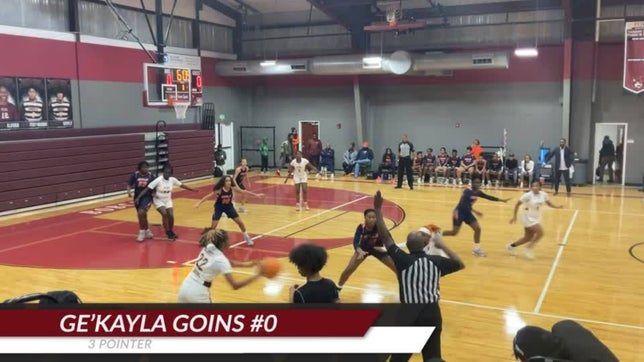 Ge'Kayla scores 19pts, 5ast, 5stls against CPLA royals on 12/6/24