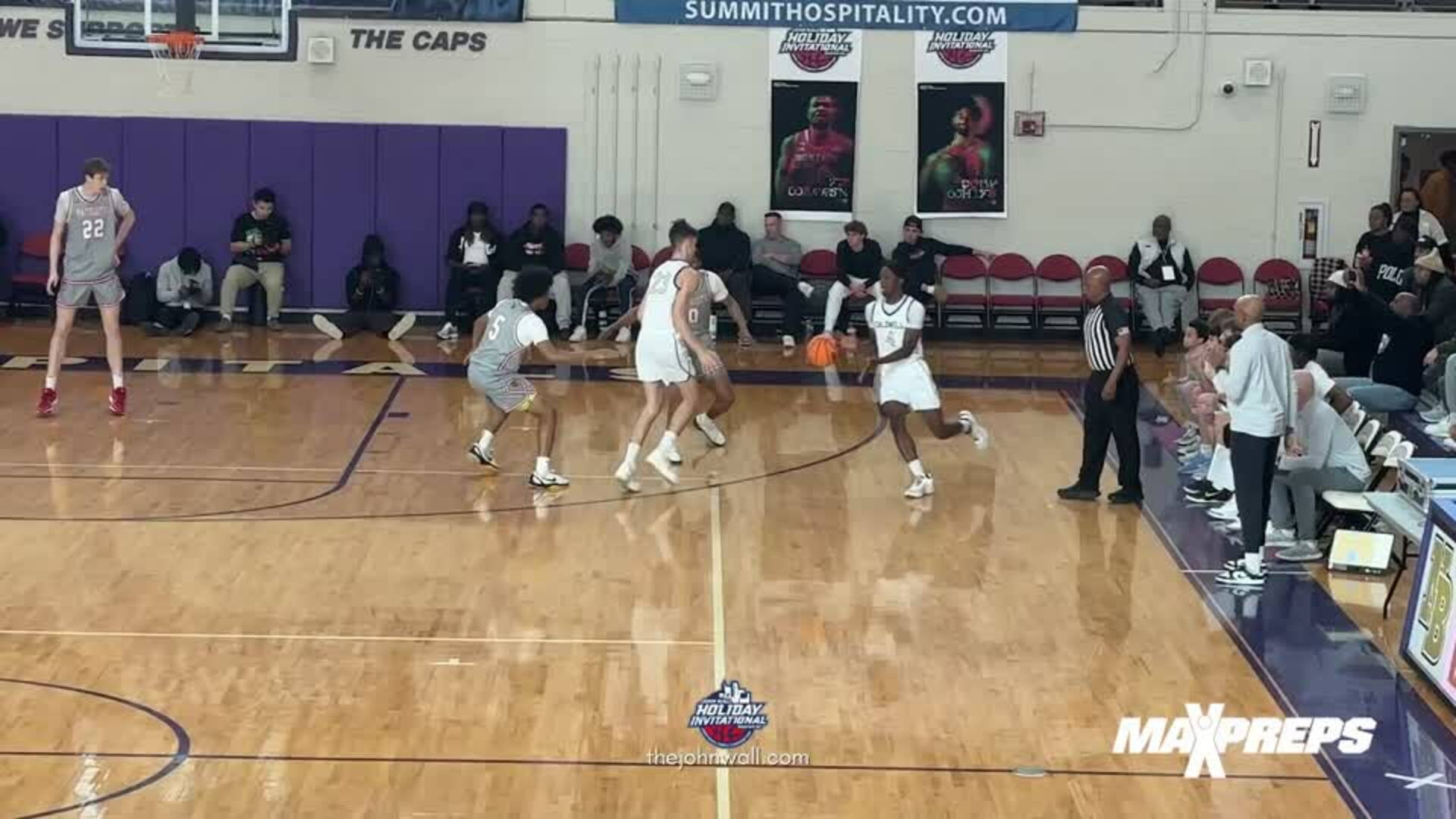 HIGHLIGHTS: Caldwell Academy defeats Davidson Day at the 2024 John Wall Holiday Invitational