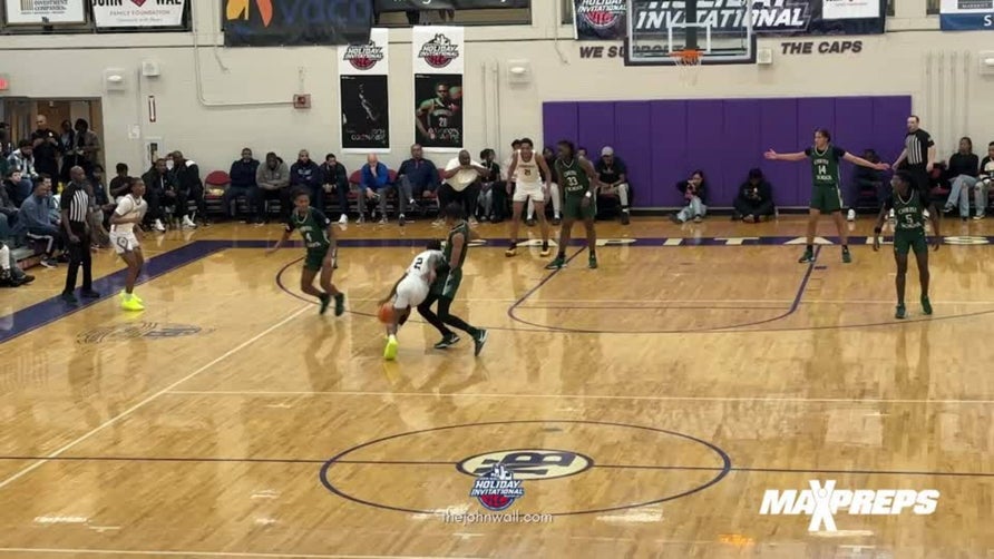 Highlights of Christ School's (Arden, NC) 77-40 win over Knightdale (NC) at the 2024 John Wall Holiday Invitational.