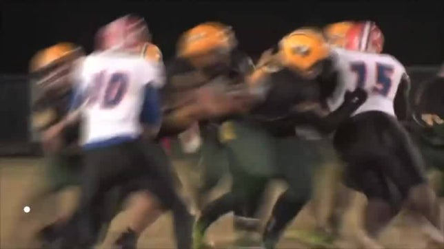 The generational athlete put up numbers that likely will never be matched, rushing for an all-time national record of 12,124 yards with 153 touchdowns in 48 career games for Yulee High School.