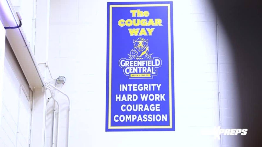 Highlights of Greenfield-Central's (Greenfield, IN) 74-57 win over New Palestine (IN).