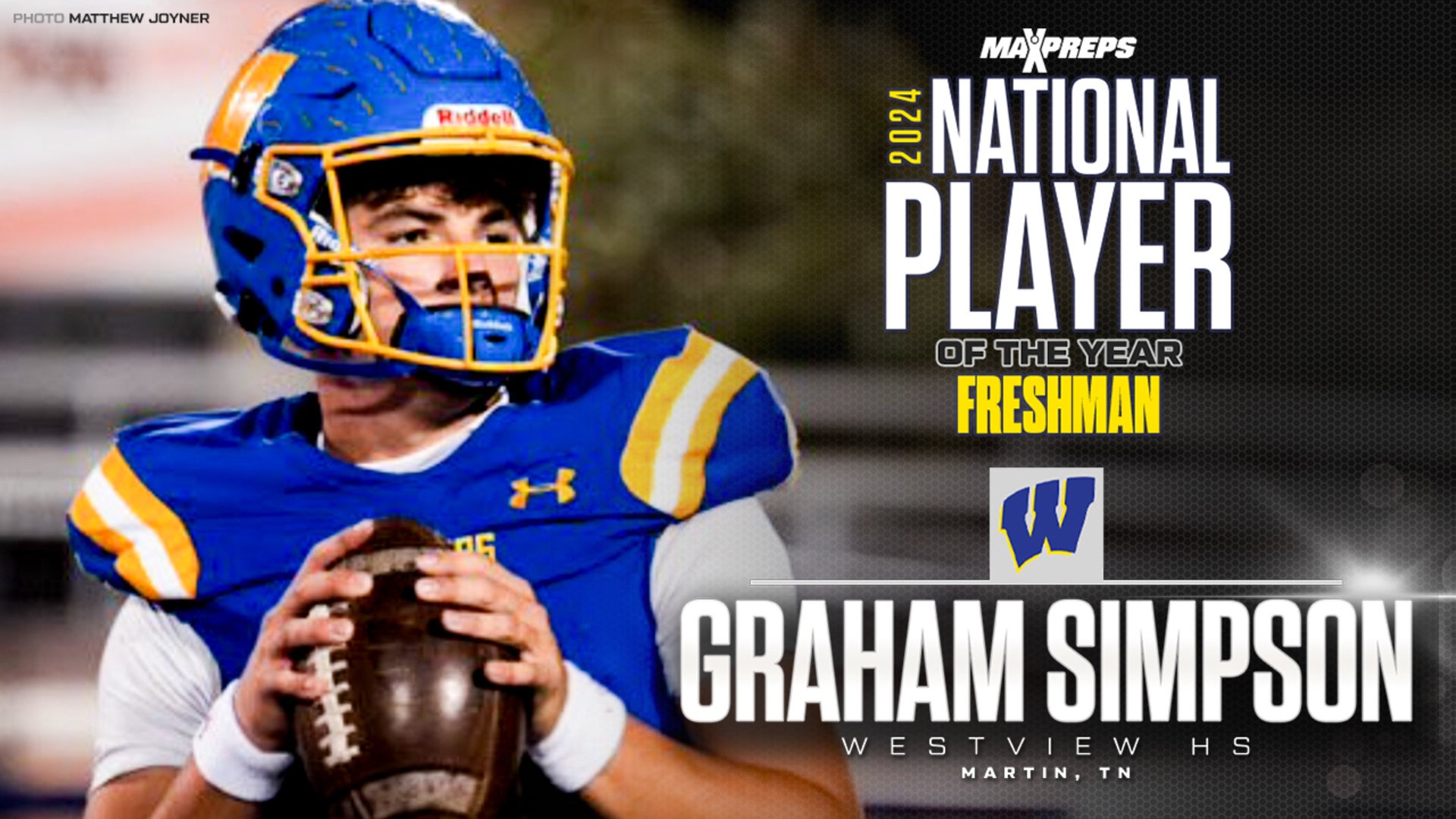 Graham Simpson named 2024 MaxPreps National Freshman Football Player of the Year