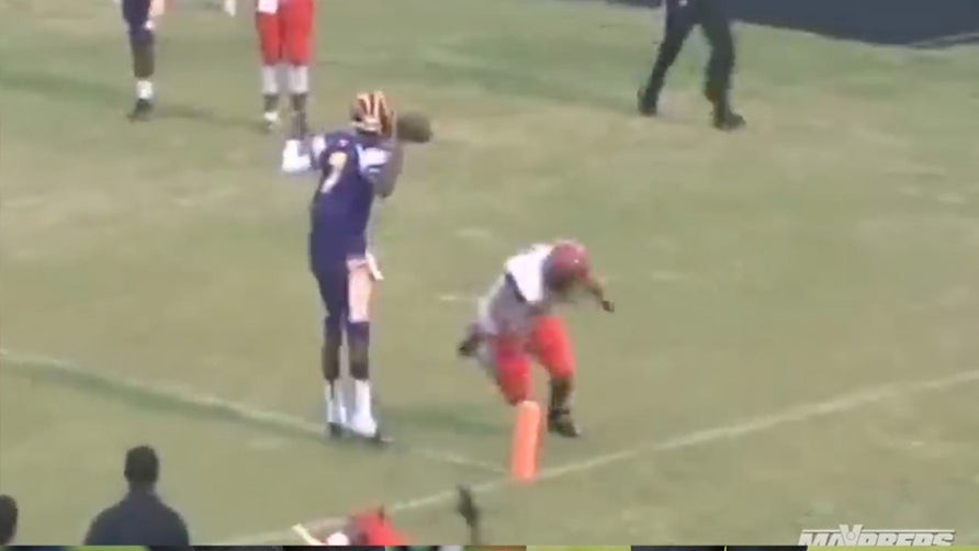 One of the most viral high school plays of all time. Back when Lamar Jackson played for Boynton Beach.