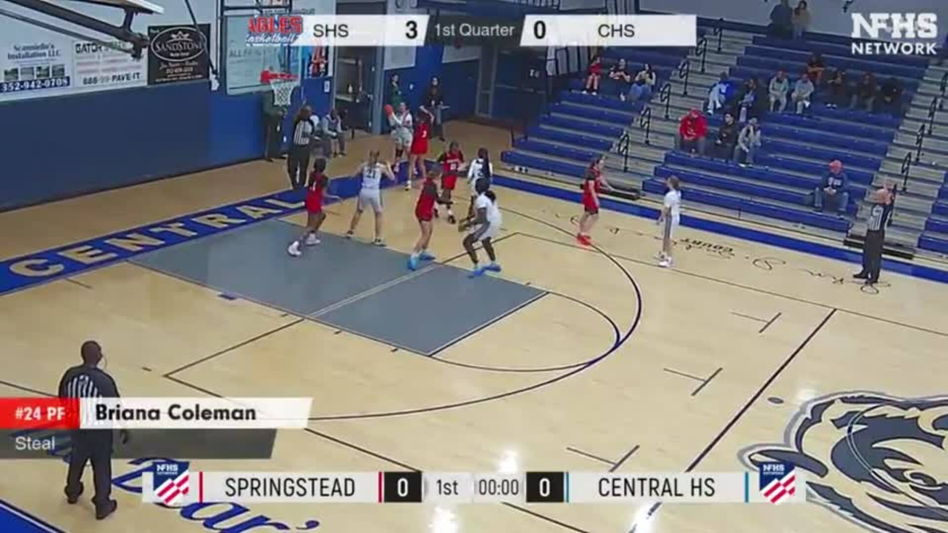 Springstead vs Central Game Highlights - Jan. 21, 2025