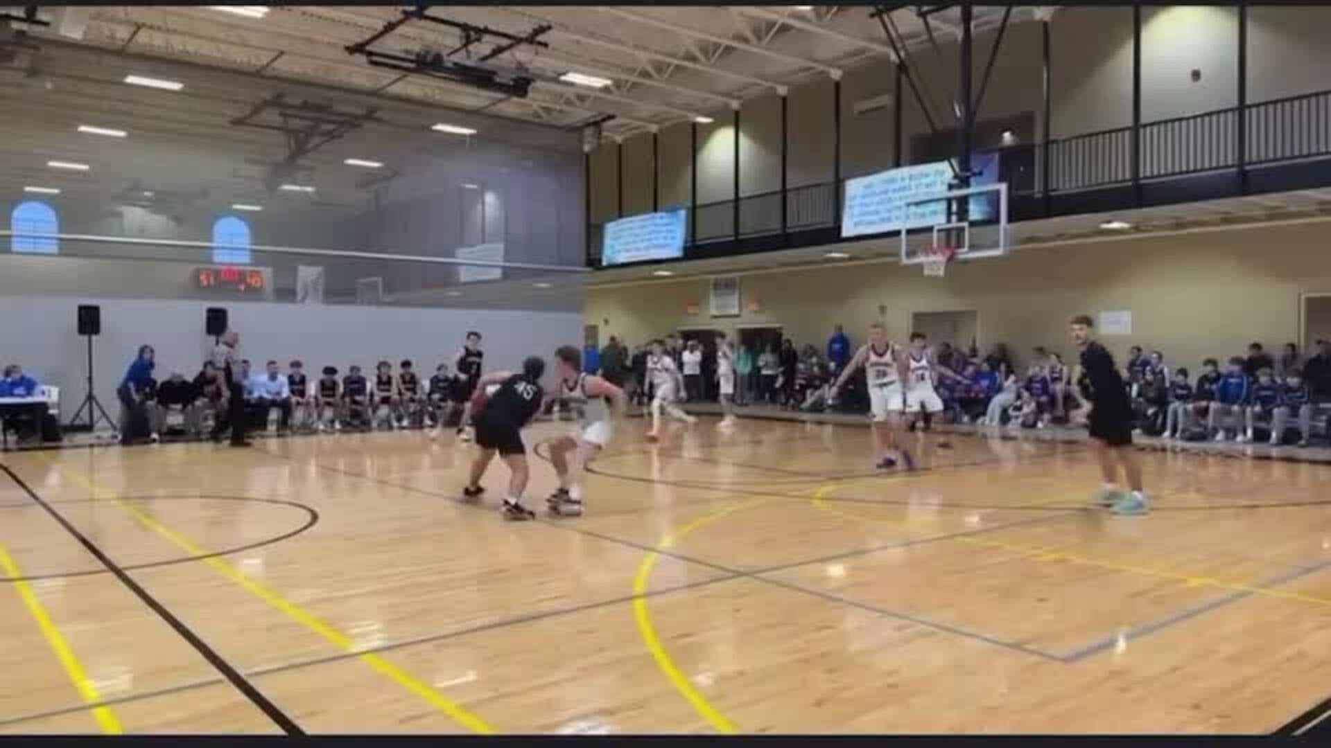 Carson Seals the Win with a Steal and Score